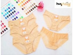 QUẦN LÓT HUGADORE 017 - BLOCK 5 CÁI - MÀU DA